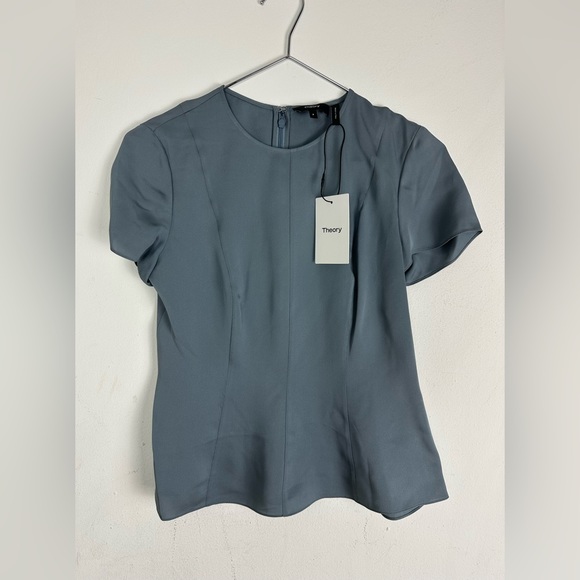 Theory Women's New Peplum Shirt Size P - Picture 1 of 7